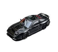 YLQERZ Scale Die-Cast Metal 1:64 For Nissan 180SX Spirit Black Warrior Alloy Car Model Collection For Adult Display Hobby For Vehicles Fans