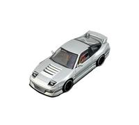 YLQERZ Scale Die-Cast Metal 1:64 For Nissan 180SX Spirit Ling Jump Light Edition Die-cast Alloy Car Model Silver For Vehicles Fans
