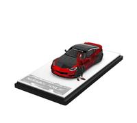 YLQERZ Scale Die-Cast Metal 1:64 For Nissan 400Z Sports Car Wide Body Diecast Model Car Metal Chassis Acrylic Display Collection For Vehicles Fans(Red 2)