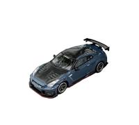 YLQERZ Scale Die-Cast Metal 1:64 For Nissan GT-R R35 NISMO Hong Kong Exhibition 2024 Super Sports Car Model Metal Ornaments For Vehicles Fans
