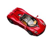 YLQERZ Scale Die-Cast Metal 1:64 For Pagani Utopia Red Supercar Alloy Casting Car Model Simulation Game Toy Vehicle For Vehicles Fans(Red)