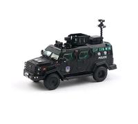 YLQERZ Scale Die-Cast Metal 1/64 For Sabretooth Tiger Armored Explosion-proof Vehicle Model Alloy Police Off-road Jeep SUV Collection For Vehicles Fans