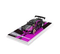 YLQERZ Scale Die-Cast Metal 1:64 For Toyot 86 Black Purple Wide Body Diecast Model Car Metal Display Collection Model Ornaments For Vehicles Fans