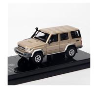 YLQERZ Scale Die-Cast Metal 1/64 For Toyota Land 76 Small Scale Alloy Casting Vehicle Red Home Decoration Model Car For Vehicles Fans(Gold)