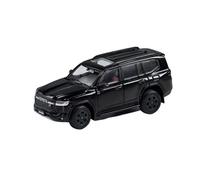 YLQERZ Scale Die-Cast Metal 1:64 For Toyota Land Cruiser LC300 SUV GR-Sport Street Edition Black Right Hand Drive Alloy Car Model For Vehicles Fans