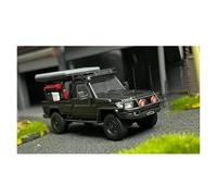 YLQERZ Scale Die-Cast Metal 1:64 For Toyota LC79 Heavily Modified Time Travel Version Alloy Car Model Miniature Scene Decoration For Vehicles Fans
