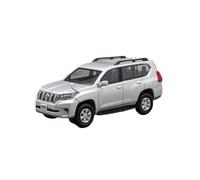 YLQERZ Scale Die-Cast Metal 1/64 For Toyota Prado Alloy Casting Car Model Off-road Vehicle Adult Souvenir For Vehicles Fans(Silver)