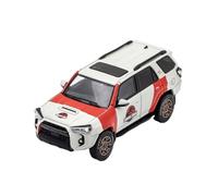 YLQERZ Scale Die-Cast Metal 1:64 For Toyota Speedmaster Collection Ornaments Off-road Vehicle SUV Car Model Alloy Car Model For Vehicles Fans(White1)