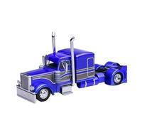 YLQERZ Scale Die-Cast Metal 1:64 For Truck Purple Blue Small Scale Metal Casting Scene Decoration Alloy Car Model For Vehicles Fans(Blue)