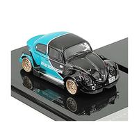 YLQERZ Scale Die-Cast Metal 1:64 For Volkswagen Beetle RWB BEETLE Blue Sunroof Alloy Casting Car Model Static Ornaments For Vehicles Fans