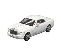 YLQERZ Scale Die-Cast Metal 1:64 Scale Diecast For Phantom Alloy Car Model Classic Adult Souvenir Static Display Hobby Collection Decorat For Vehicles Fans(White)