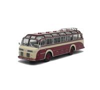 YLQERZ Scale Die-Cast Metal 1:72 For 100N Passenger Bus Model Collection Hobby Display Ornaments Red For Vehicles Fans