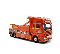 YLQERZ Scale Die-Cast Metal 1:76 Scale For Volvo FH Road Rescue Truck Car Model Collection Alloy Simulation Ornaments For Vehicles Fans(Orange)