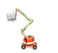 YLQERZ Scale Die-Cast Metal 1:87 Alloy Aerial Work Vehicle Engineering Car Model Foldable Telescopic Lifting Vehicle Toy For Vehicles Fans
