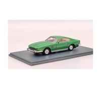 YLQERZ Scale Die-Cast Metal 1/87 For Aston Martin V8 Green Resin Car Collection Decoration Model Souvenir Display For Vehicles Fans