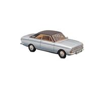 YLQERZ Scale Die-Cast Metal 1/87 For Ford Taunus P6 Coupe Resin Model Car Collection Blue Display Stand Decoration For Vehicles Fans