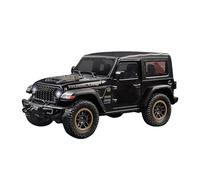 YLQERZ Scale Die-Cast Metal Alloy 1:18 For Robin Hood Wrangler Car Imitation Off-road Jeep Model Ornaments Toy For Vehicles Fans(Black)