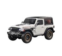 YLQERZ Scale Die-Cast Metal Alloy 1:18 For Robin Hood Wrangler Car Imitation Off-road Jeep Model Ornaments Toy For Vehicles Fans(White)