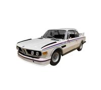 YLQERZ Scale Die-Cast Metal Diecast 1:18 Scale For BMW 3.0 CSL E9 1973 White Alloy Collection Model Adult Classic Collection For Vehicles Fans