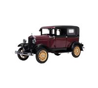 YLQERZ Scale Die-Cast Metal Diecast 1:18 Scale For Vintage 1931 Alloy Car Model Adult Toys Collectibles Souvenirs Static Ornaments For Vehicles Fans(Red)
