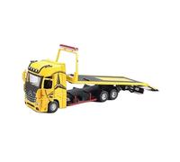 YLQERZ Scale Die-Cast Metal Diecast 1/24 Scale For BENZ Flatbed Truck Transport Vehicle Metal Alloy Car Model Toy For Vehicles Fans
