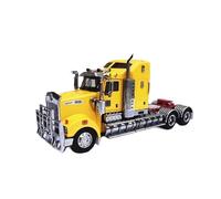 YLQERZ Scale Die-Cast Metal Diecast 1:32 Scale For T909 Alloy Tow Head Truck Model Adult Toy Collection Static Ornaments For Vehicles Fans(Yellow)