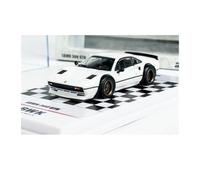YLQERZ Scale Die-Cast Metal Diecast 1:64 Scale For LBWK 308 GTB White Alloy Car Model Collectible Toy Souvenir Display For Vehicles Fans