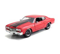 YLQERZ Scale Die-Cast Metal For Chevrolet Chevelle SS 1970 1 24 Alloy Car Model Children Diecasts Toy Gifts Collection For Vehicles Fans(Red)