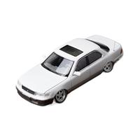 YLQERZ Scale Die-Cast Metal For Lexus LS400 1:64 Low-lying Fine Works Alloy Car Model With Open Hood White For Vehicles Fans(Low lying white)