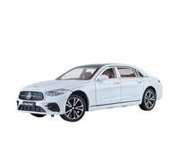 YLQERZ Scale Die-Cast Metal For Mercedes Benz E300L E-cless Sports Version Die-cast Metal Alloy Model Car Sound And Light Pull Back 1 24 For Vehicles Fans(White)