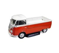 YLQERZ Scale Die-Cast Metal For Vw T1 1950 1:18 Scale Openable Door Classic Pickup Truck Model Hobby Collection Car Ornaments Red For Vehicles Fans