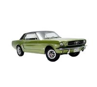 YLQERZ Scale Die-Cast Metal Green 1/18 For FORD Mustang 1965 Alloy Car Model Adult Souvenir Classic Static Display Hobby For Vehicles Fans