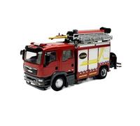 YLQERZ Scale Die-Cast Metal Red 1/43 For Jetta Fire Rescue Vehicle Static Metal Casting Ornaments Alloy Car Model For Collectors For Vehicles Fans