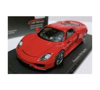 YLQERZ Scale Die-Cast Metal Resin 1 43 For Porsche 918 Spyder Modified Sports Car Model Static Miniature Party Ornament Red For Vehicles Fans