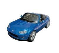 YLQERZ Scale Die-Cast Metal Resin 1 43 Mazda MX5 2005 Coupe Roadster Model Blue Hobby Souvenir For Collectors For Vehicles Fans