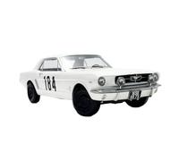 YLQERZ Scale Die-Cast Metal White 1/18 For Ford 184 Mustang 1965 Alloy Car Model Collection Static Decoration Display Vehicle For Vehicles Fans