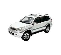 YLQERZ Scale Die-Cast Metal White 1/18 For Toyota PRADO GX 2008 Alloy Car Model For Home Decoration Die-cast Collection For Vehicles Fans
