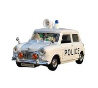 YLQERZ White 1:18 For BMW Cooper Miniature Metal Casting Alloy Car Model Ornament Furniture Display For Vehicles Fans(White)