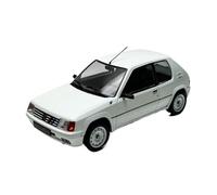 YLQERZ White 1/18 For Peugeot 205 RALLYE MK1 Openable Door Alloy Car Model Decoration Collection Hobby For Vehicles Fans