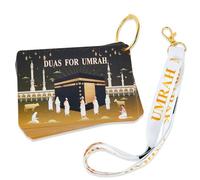 YLQQYL Umrah Dua Cards, Step by Step Guide Umrah Duas, Umrah Essentials, Umrah Mubarak Prayer Cards for lslamic Women Men
