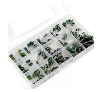 YLQUXEUV 150Pcs Polyester Film Capacitor Kit Assortment Set 15Values 0.33NF 2A331J 470NF 2A474J 2A821J 2A102J 2A393J 2A474J