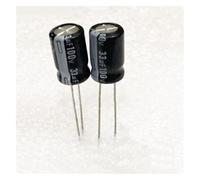 YLQUXEUV 500PCS 100v33uf electrolytic capacitor 33uf 100v 8 * 12mm