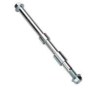 YLQYYH Rear Wheel Axle With Spacers 12-15mm 240mmFor 125cc 140cc 160cc Pit Dirt Bike motorcycle (15MM)