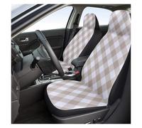 Ylrng Car Seat Cover 2pcs Front Fits Most Accessories SUV Protection Car Seat Covers Full Set(Style 2)