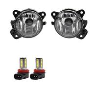 Ylrng Daytime Running Lamp Assembly Fog Lights Headlight Car Accessories For VW For Transporter For T5 For Crafter For Polo For Fabia For Mk1 Mk2(White LED lamps)