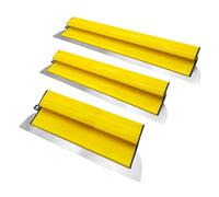 YLTOLOO Drywall Skimming Blade Set, 16”+24”+32” Skimming Blade With Ergonomic Aluminum Body, 0.4mm Stainless Steel Blade Drywall Trowel for Plasterboard and Wallboard