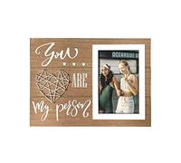 Ylu Yni Best Friend Picture Frame, Holds 4 x 6 Inch Photo, Rustic Wooden Wall Décor, Unique Friend Gifts for Women, Birthday, Graduation