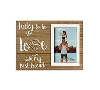 Ylu Yni Picture Frame 4x6 Inch Photo, Wedding Photo Frame Romantic Engagement and Wedding Gift for Couples, Boyfriend, Girlfriend, Valentine's Day