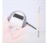 Yluirktfa AirPods 4 Case Cover with Keychain & Cleaning Kit, for Apple AirPods 4th Generation Charging Case, 3D Cartoon Cute Soft Silicone AirPod Protector for Women Men Girls Boys, 082