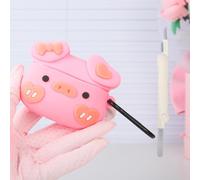 Yluirktfa AirPods Pro2/Pro Case Cover with Keychain & Cleaning Kit, for Apple AirPods Pro 2 Generation Charging Case, 3D Cartoon Cute Soft Silicone AirPod Protector for Women Men Girls Boys, 104